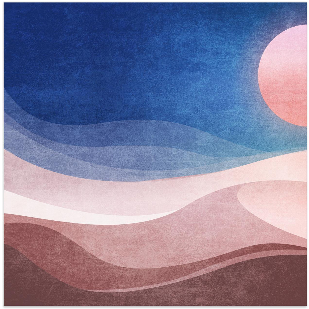 Poster - Lunar Horizons square poster