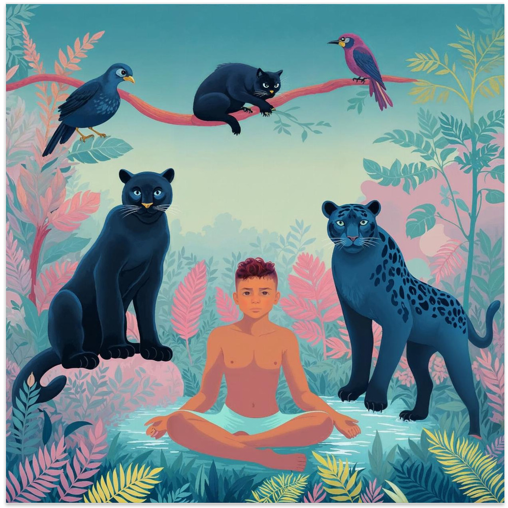 Poster - Tropical 6 square poster