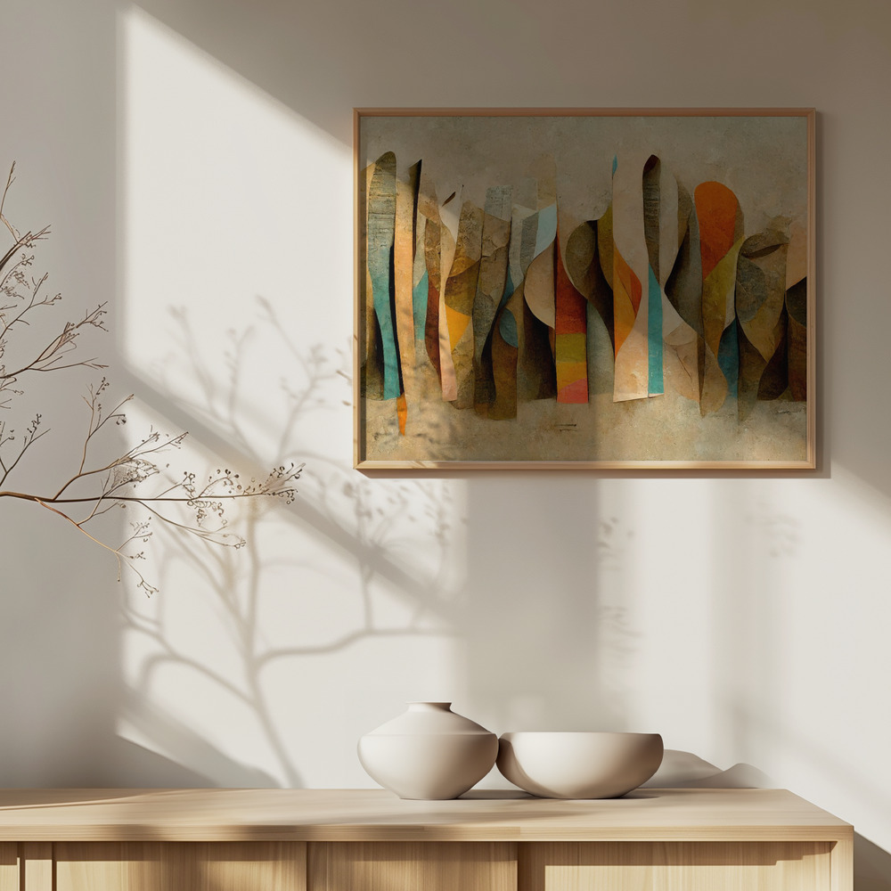 Poster - Scrolls over cabinet