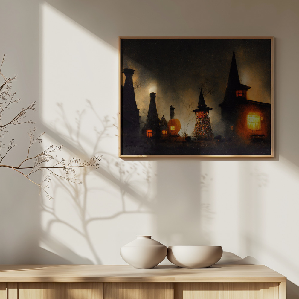 Poster - Village of the Witches über Schrank