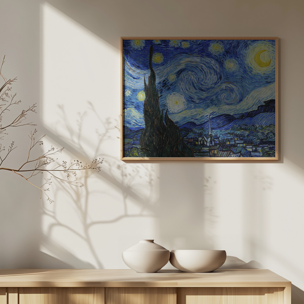 Plakat - The Starry Night over skab