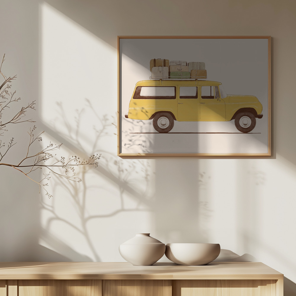 Poster - Summer Car ★★★ over cabinet