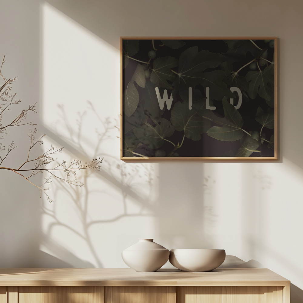 Poster Wild Nº1 - Affisch över skåp
