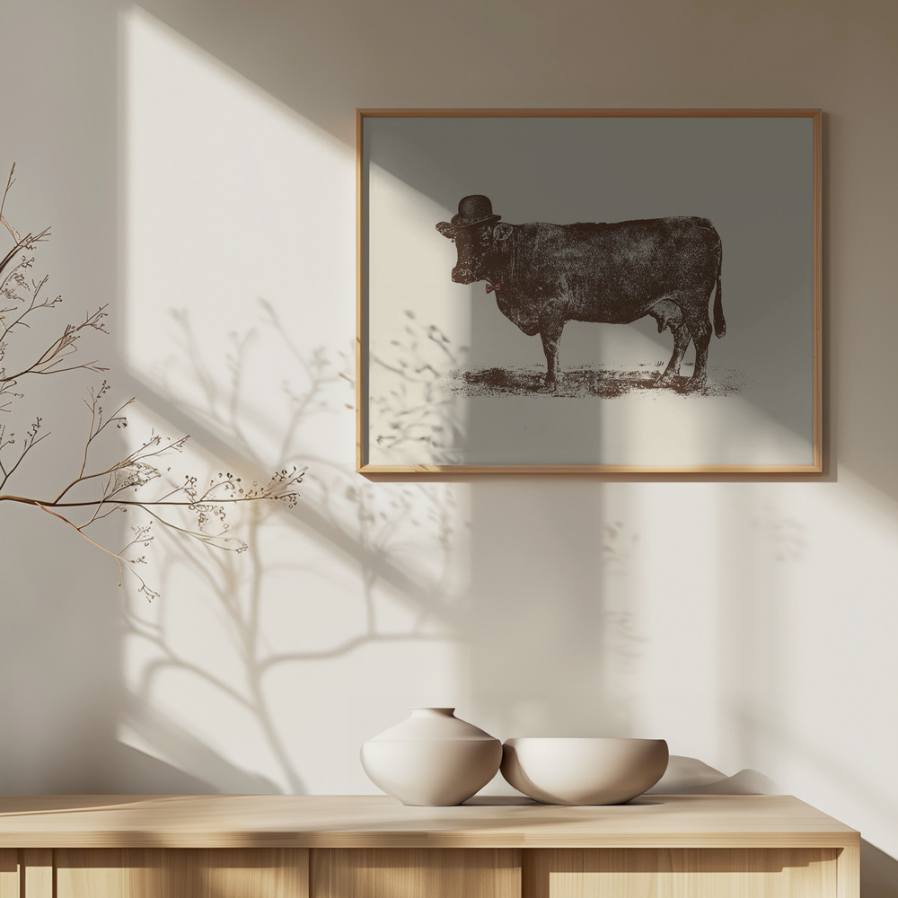 Poster Cow Cow Nut - Affisch över skåp