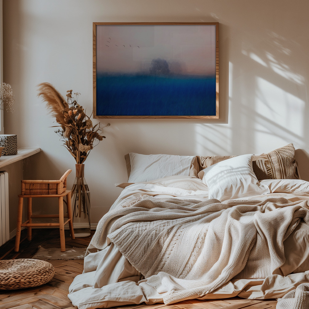 Poster - The Tree on the Blue in bedroom