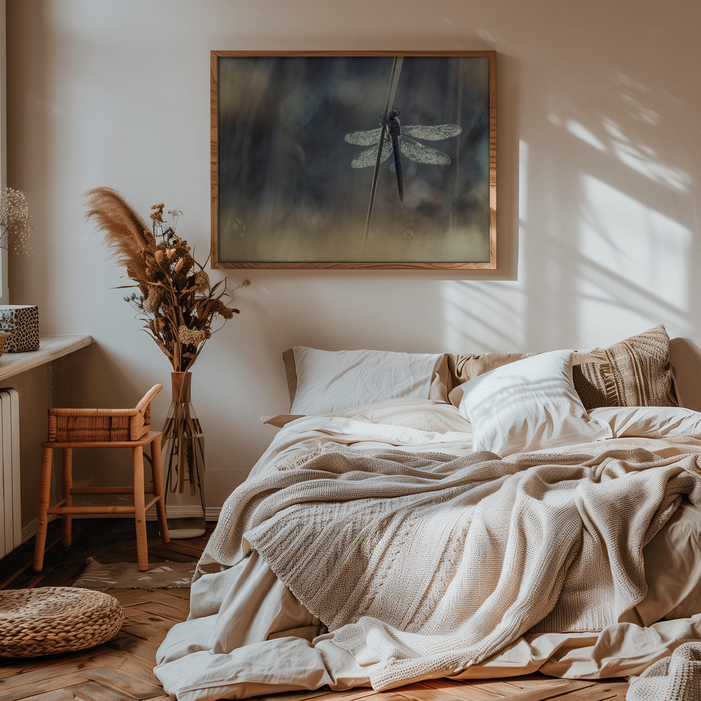 Poster - Wings in bedroom