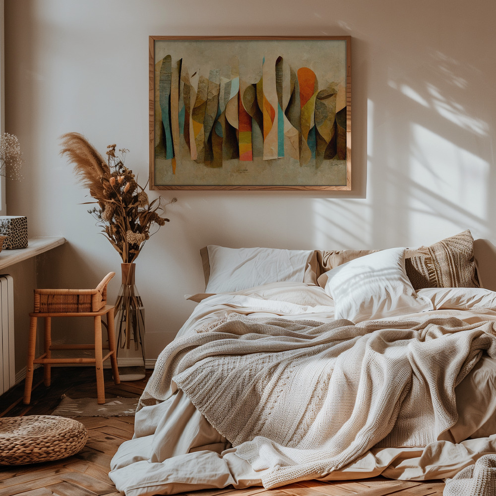Poster - Scrolls in bedroom