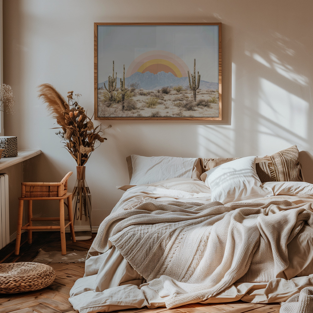 Plakat - Arizona Sunrise i soveværelset