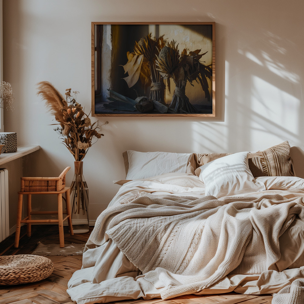 Poster - Still Life Impressions No 13 in slaapkamer
