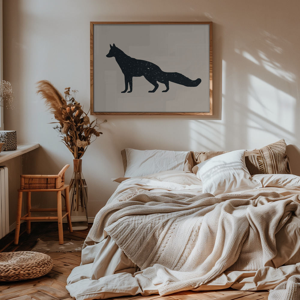 Poster - Fuchs in bedroom