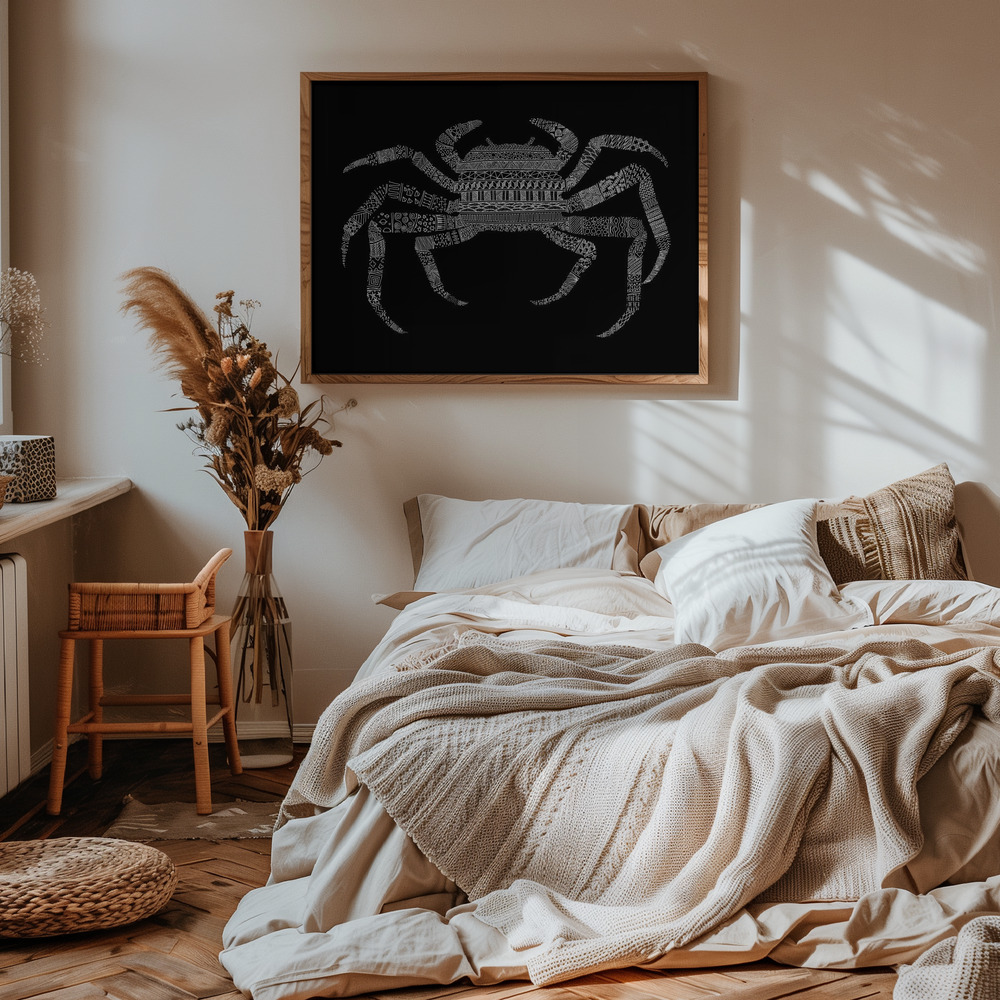 Poster - Crab in bedroom