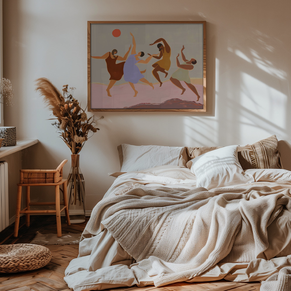 Poster - Together in slaapkamer