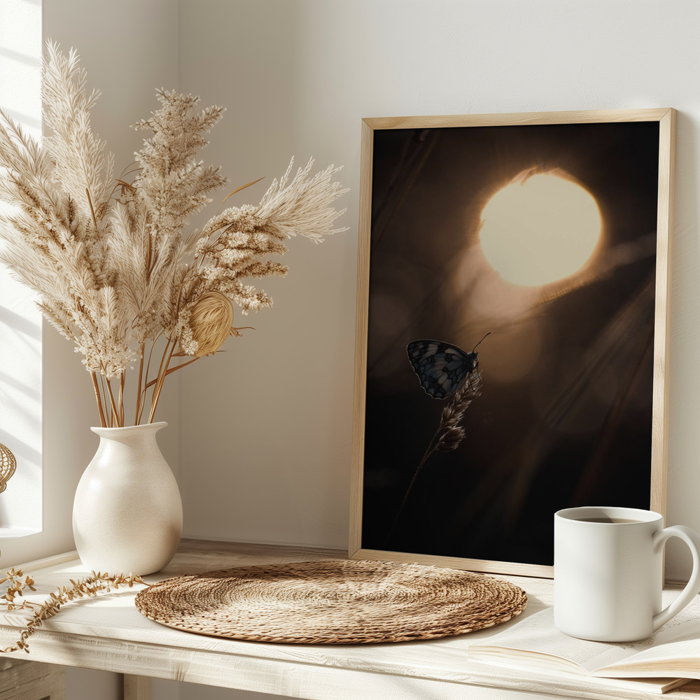 Poster - Communion avec les astres on table