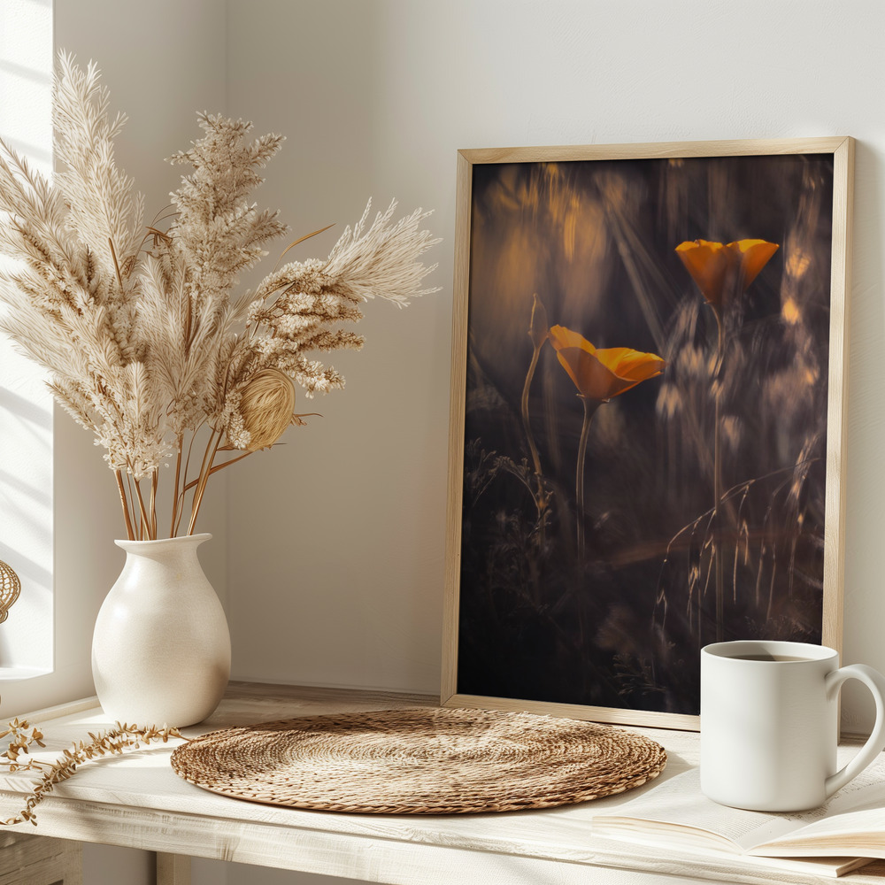 Poster From The Enchanted Secret Garden - Affisch på bordet