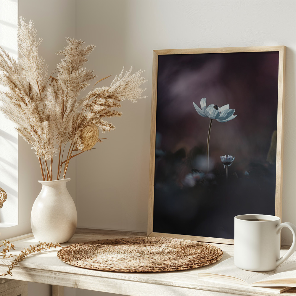 Poster Elles, mes fleurs, émoi - Affisch på bordet