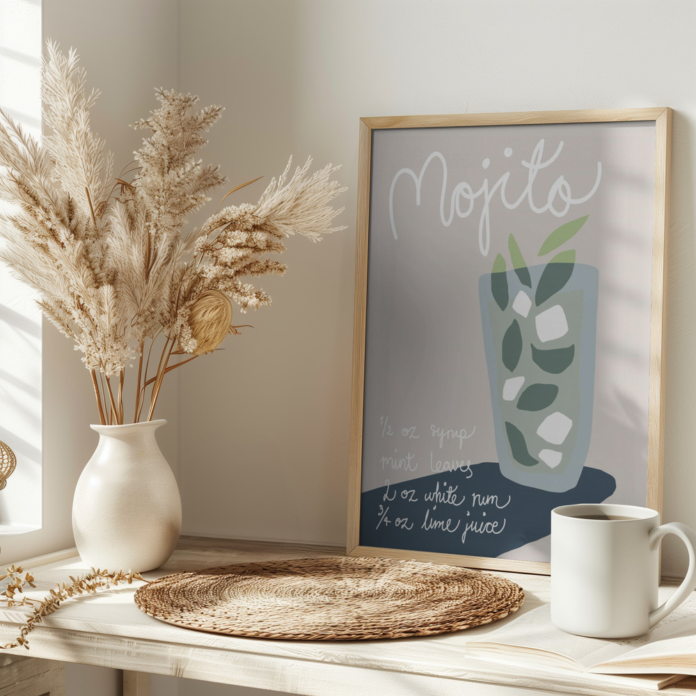 Plakat - Mojito på bordet