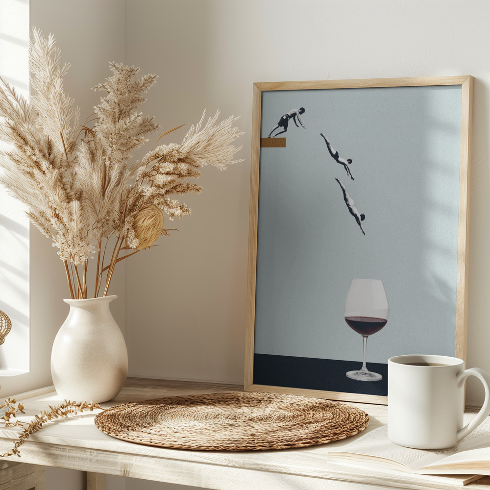 Poster - Your best friends forget you get old op tafel
