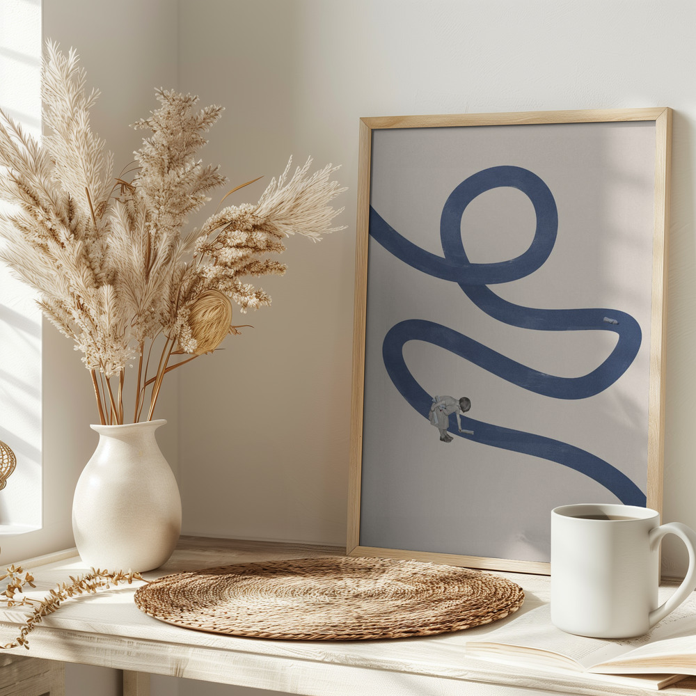 Poster - River cleanse auf dem Tisch