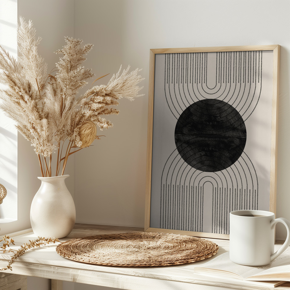 Poster - Arch Composition No3. on table