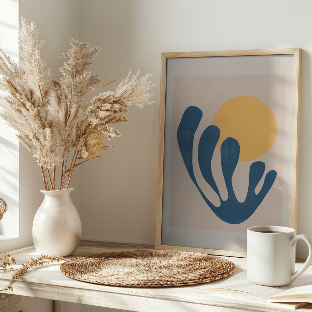 Poster - Modern Plant No1. on table