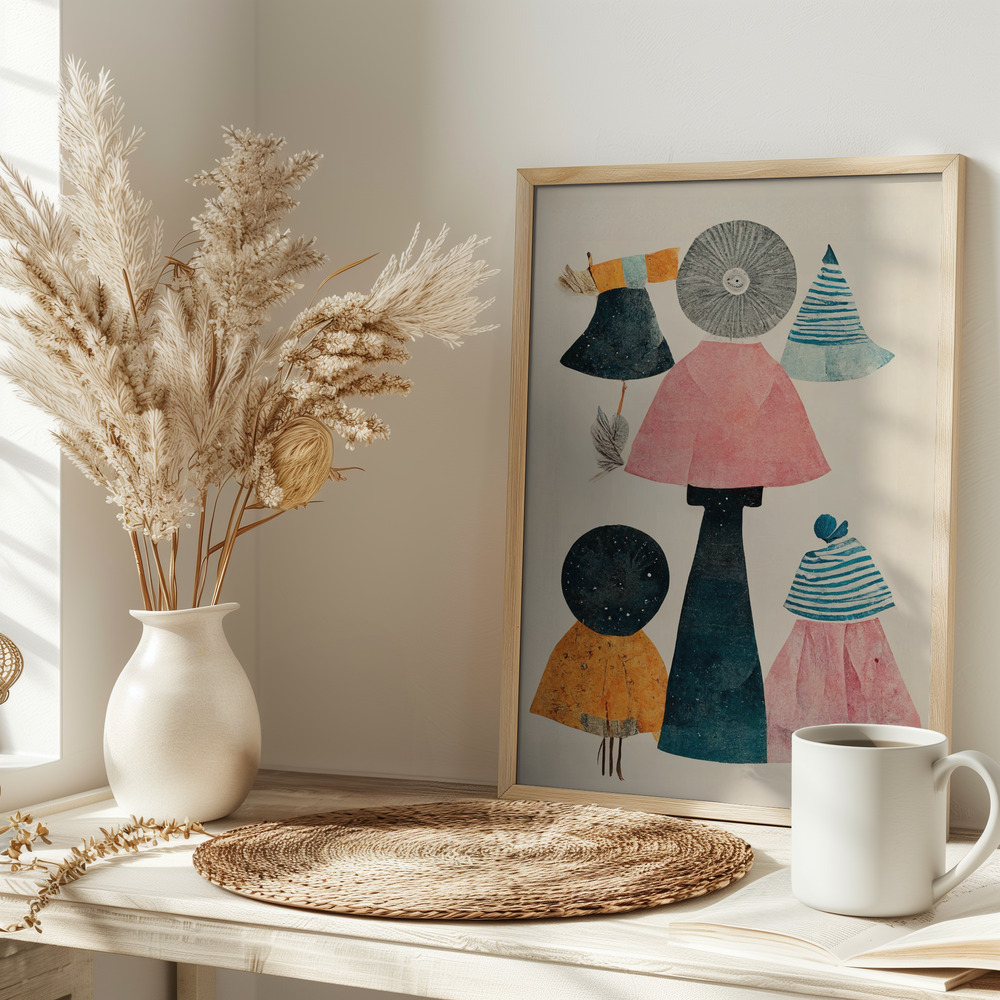 Poster - Giant Mushroom on table