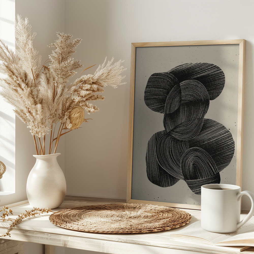 Poster - Straw No 2 on table