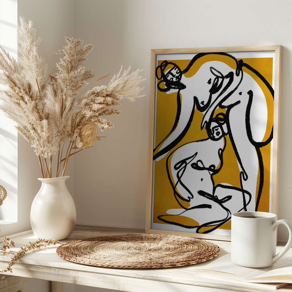 Poster - The Female Dancers auf dem Tisch