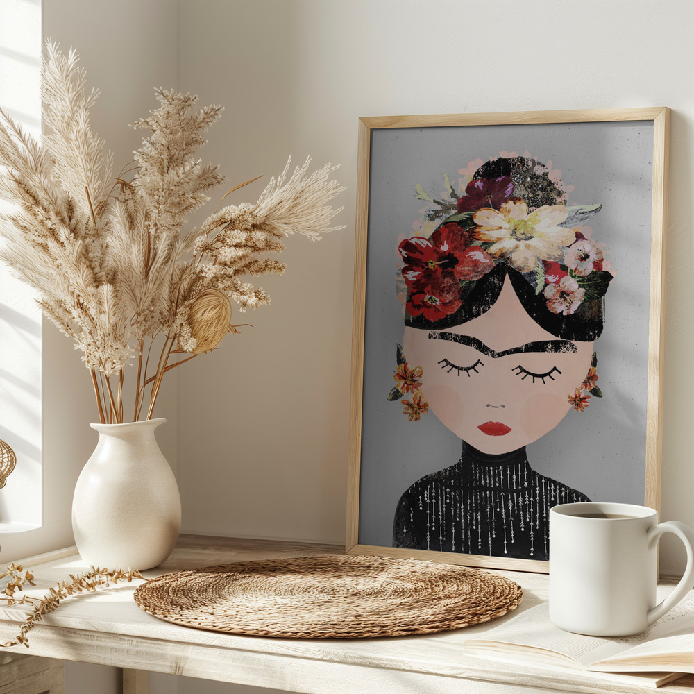 Poster Frida (Special Edition) - Affisch på bordet