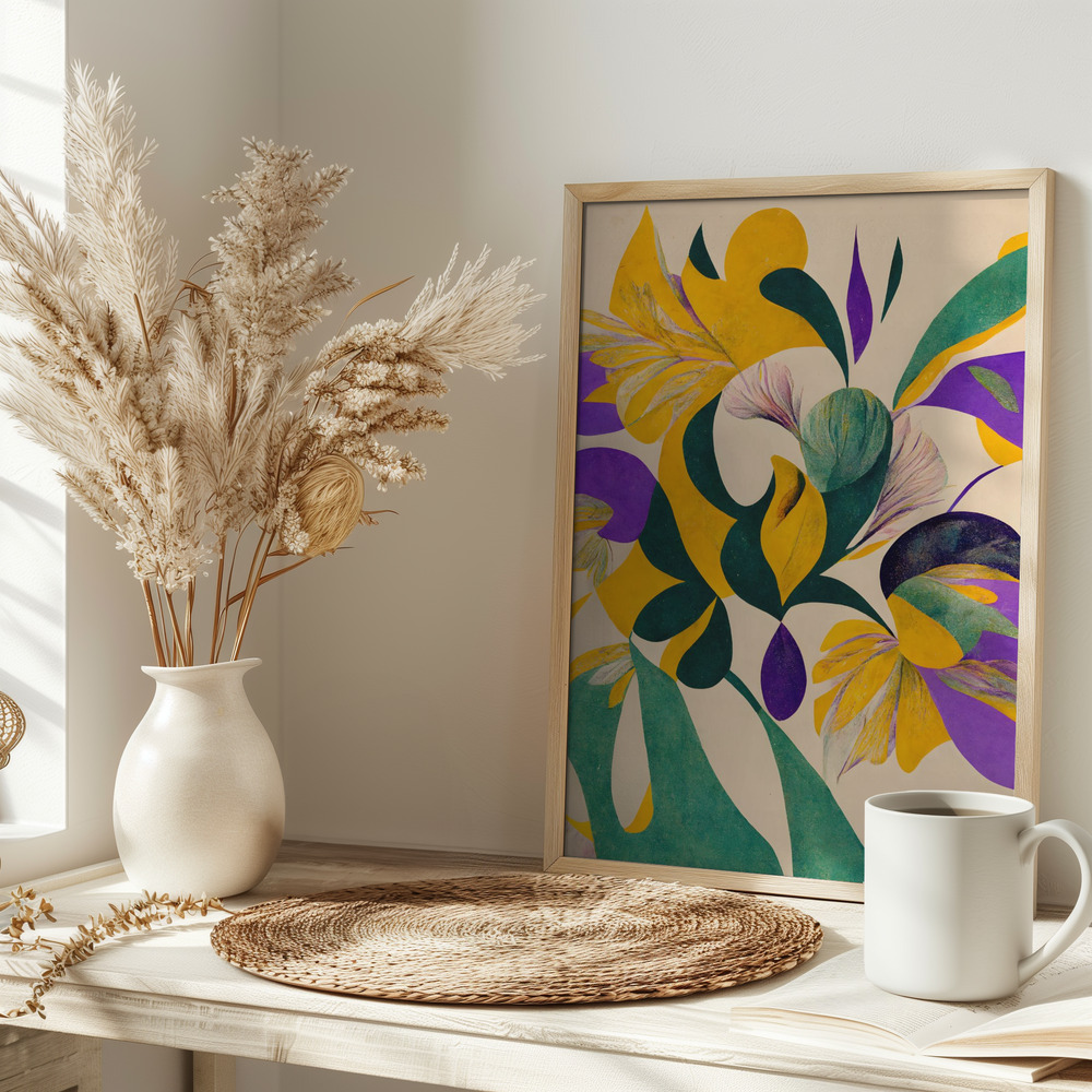 Poster - Spring flowers on table