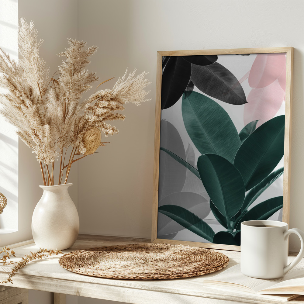 Poster - Leaf Play on table