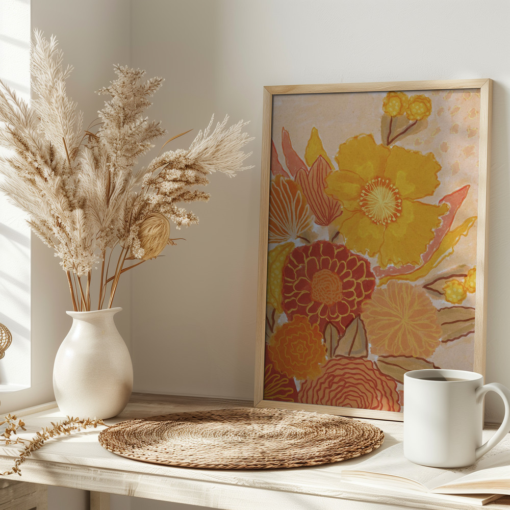 Plakat - Magic Bouquet på bordet