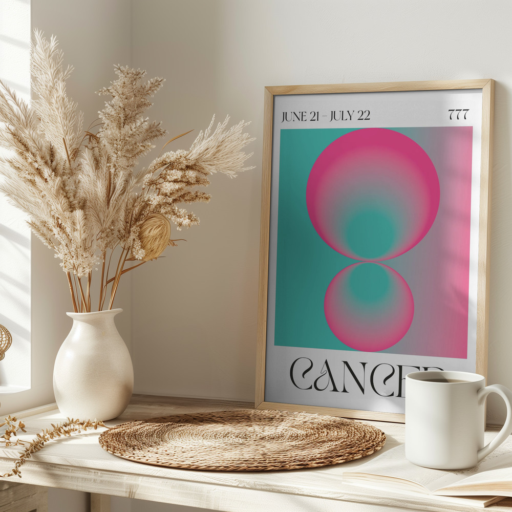 Poster - Cancer auf dem Tisch