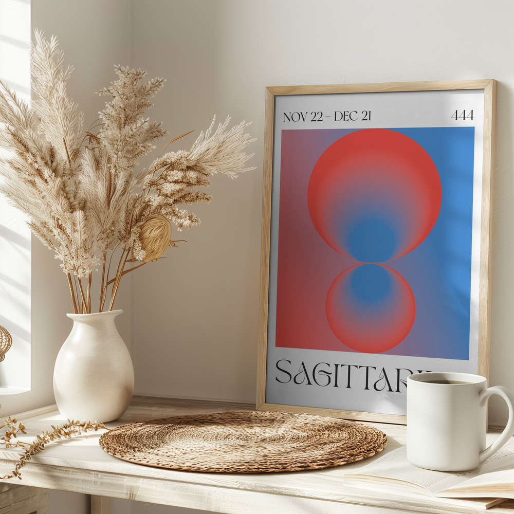 Plakat - Sagittarius på bordet
