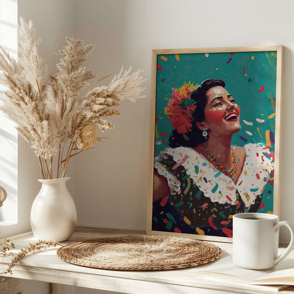 Poster - A Beautiful Day auf dem Tisch