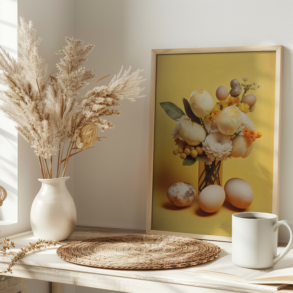 Affiche - Easter Bouquet sur la table