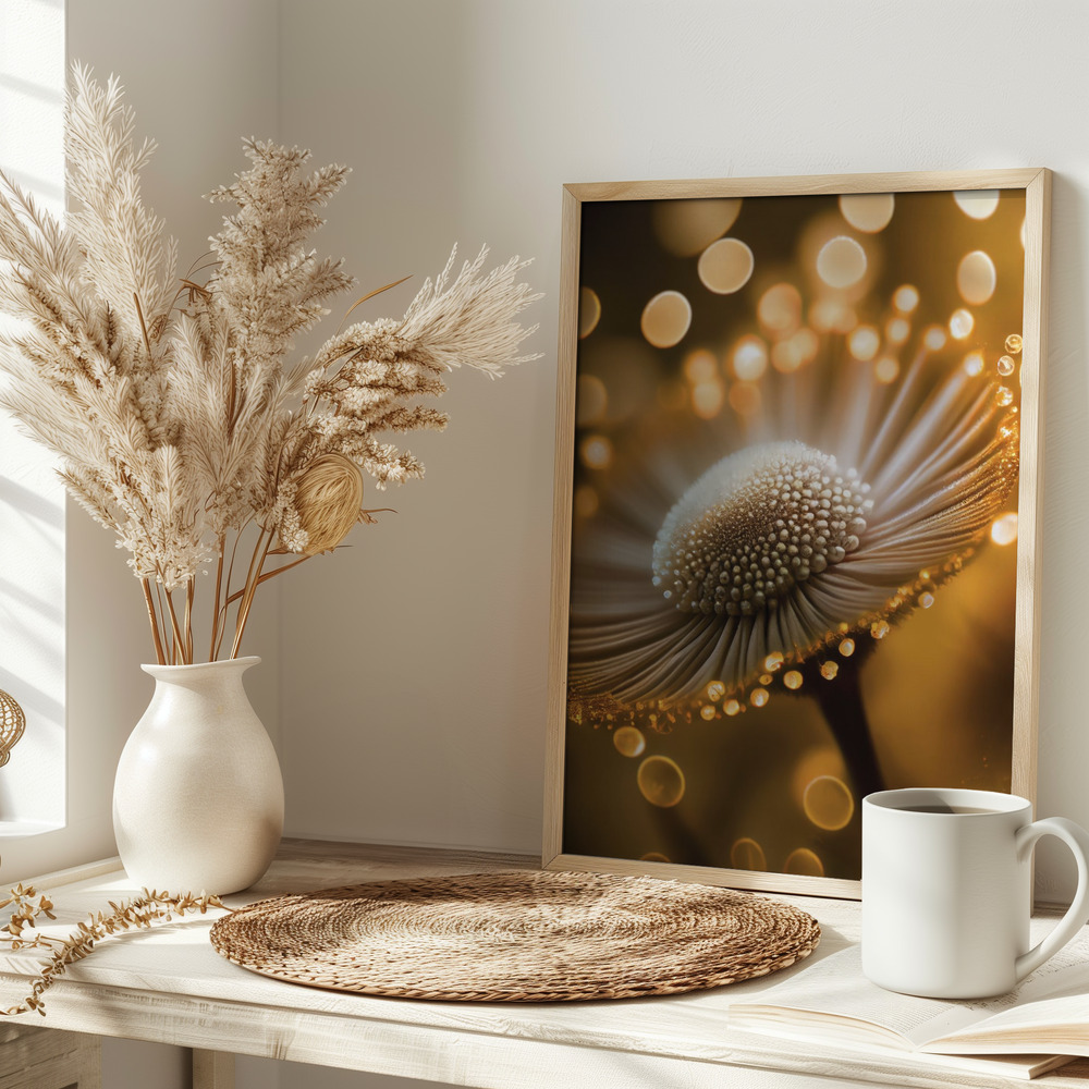 Poster - Golden Hour on table