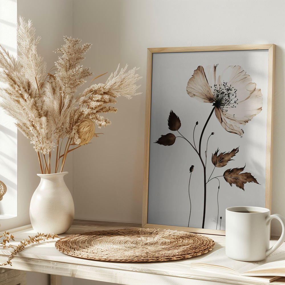 Plakat - The Coffee Flower på bordet