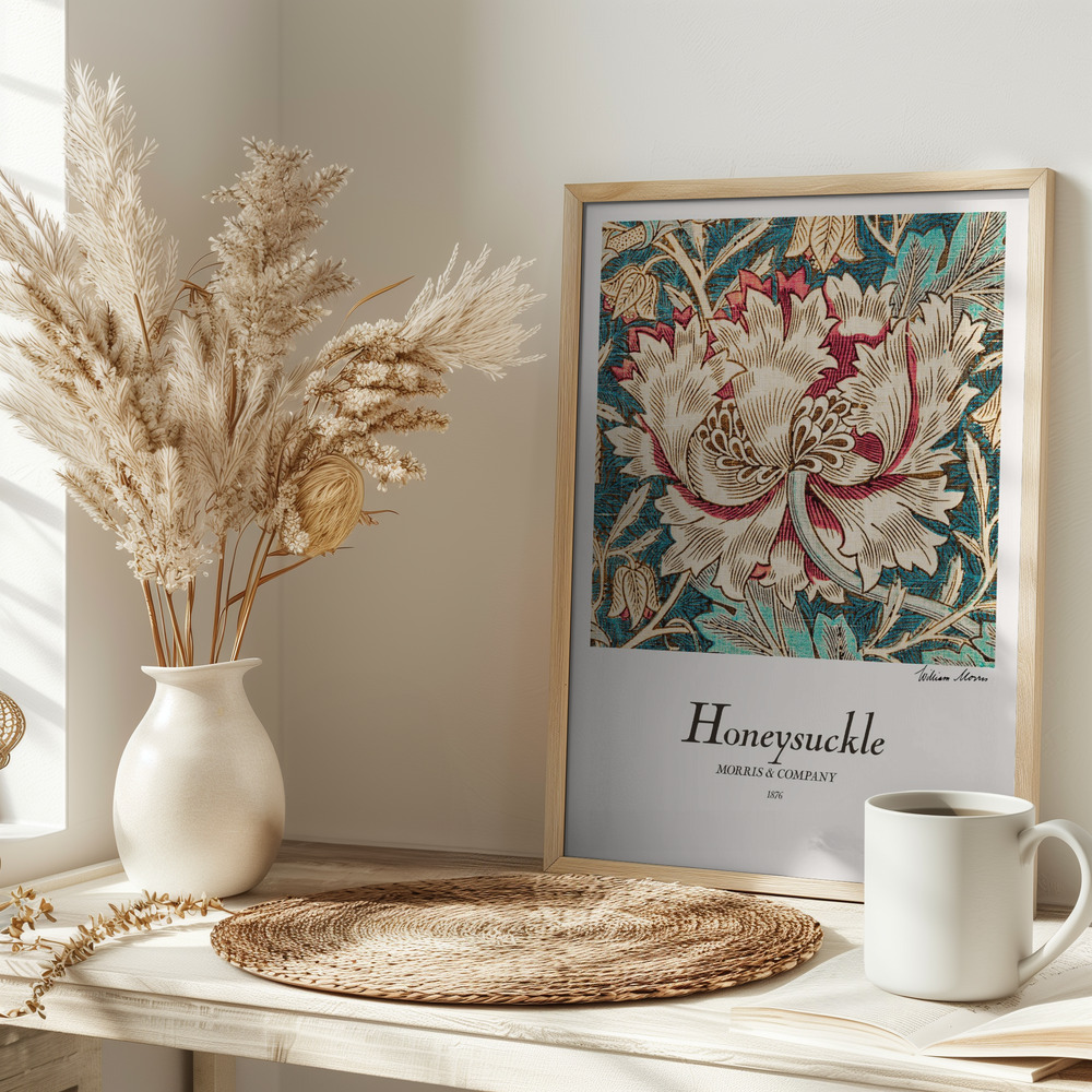 Poster - Honeysuckle on table