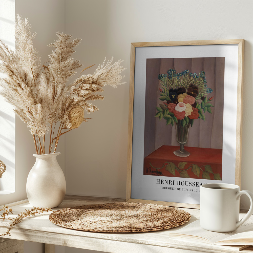 Poster - Bouquet De Fleurs 1910 sul tavolo