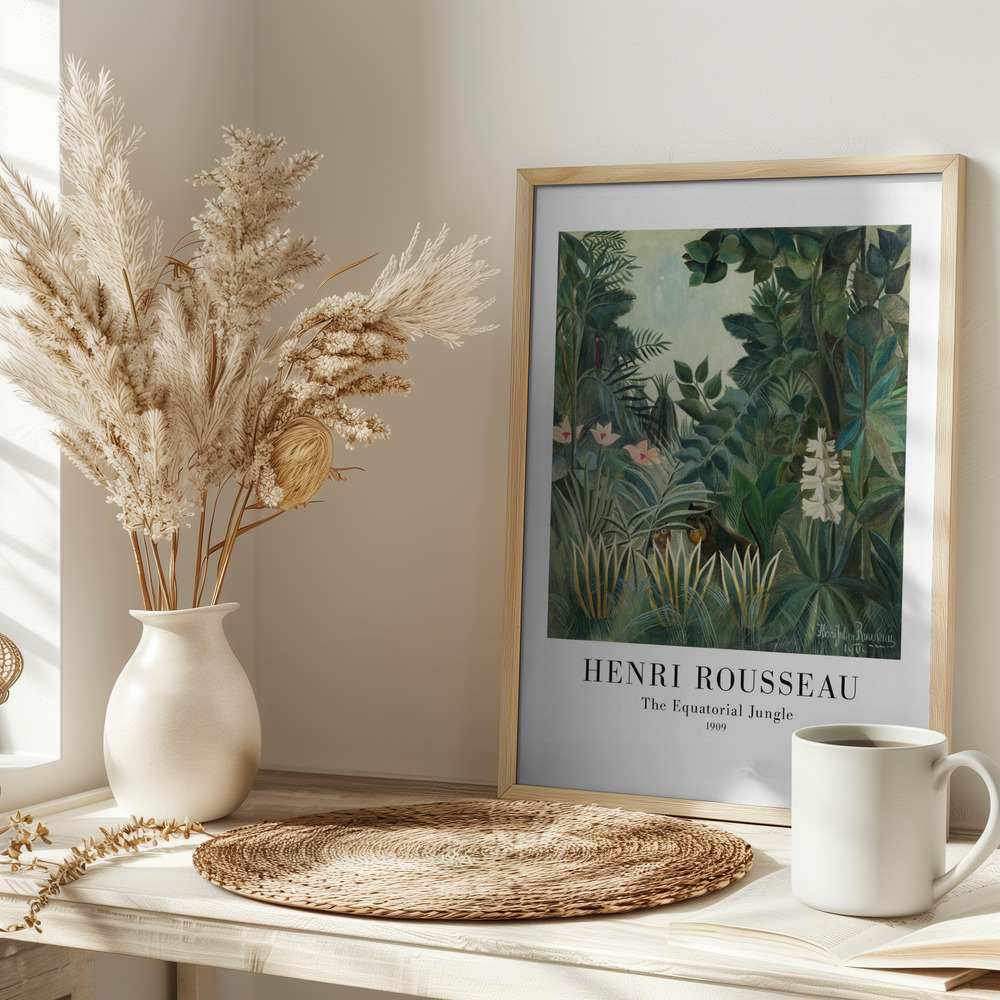 Plakat - The Equatorial Jungle na stole