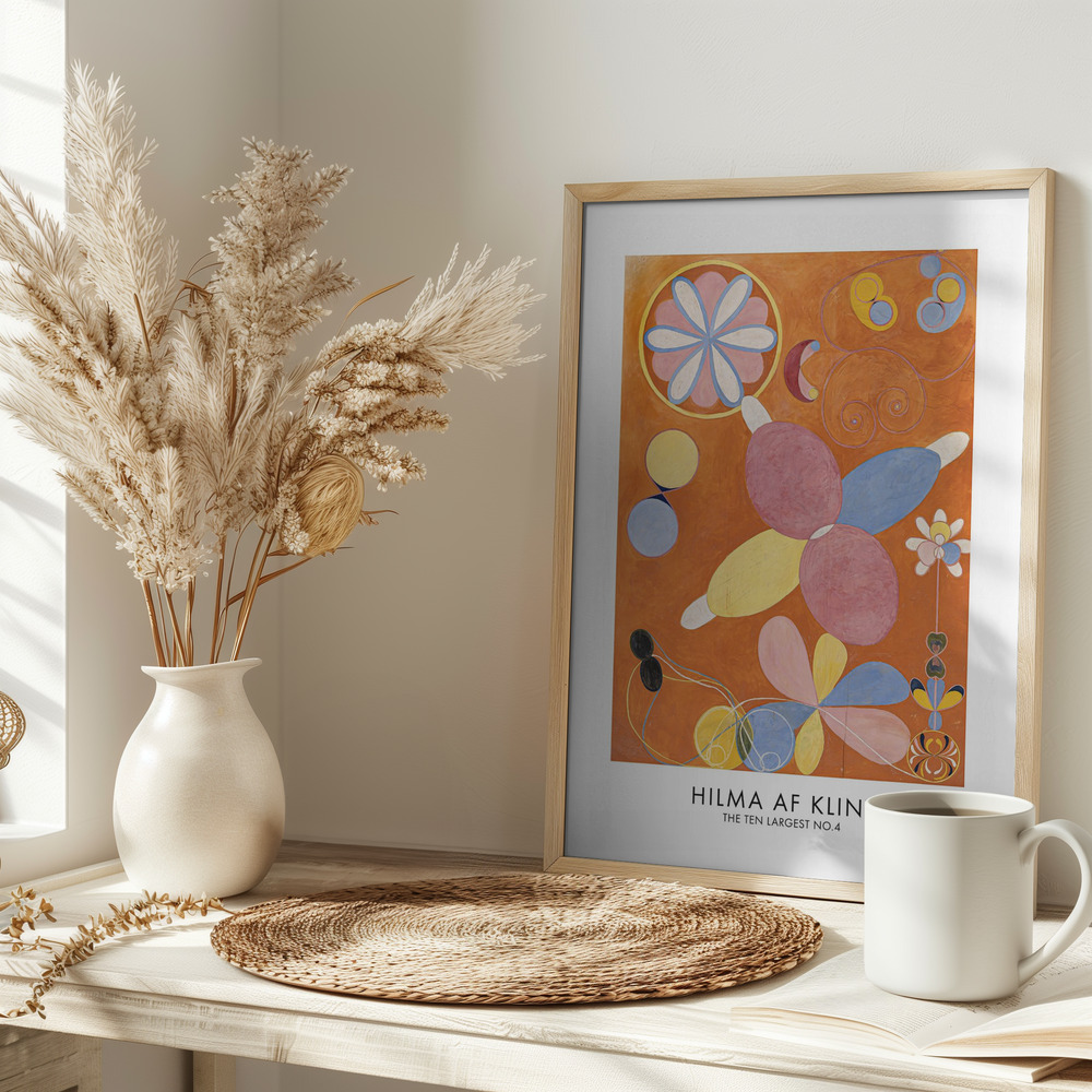 Poster - – The Ten Largest No.4 Poster - on table