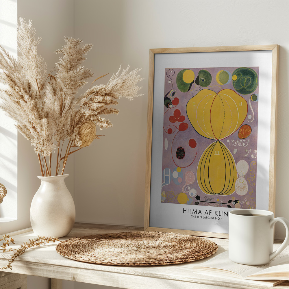 Poster - – The Ten Largest No.7 Poster - op tafel