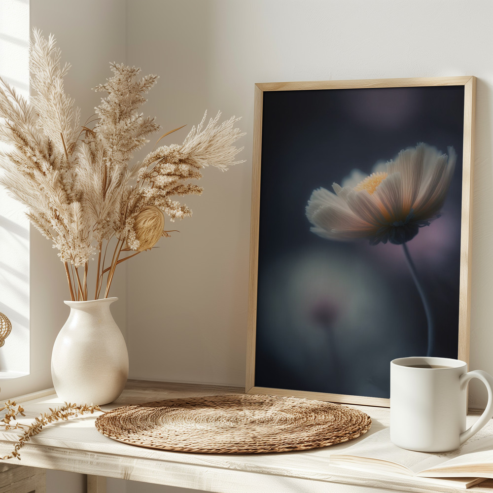 Plakat - Dreamy Flower på bordet