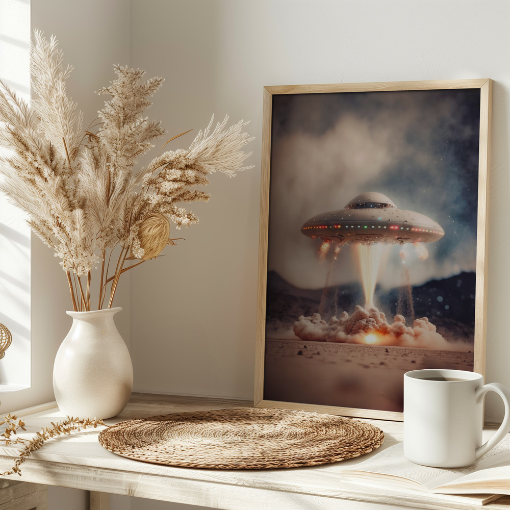 Poster - Planet 73 A auf dem Tisch