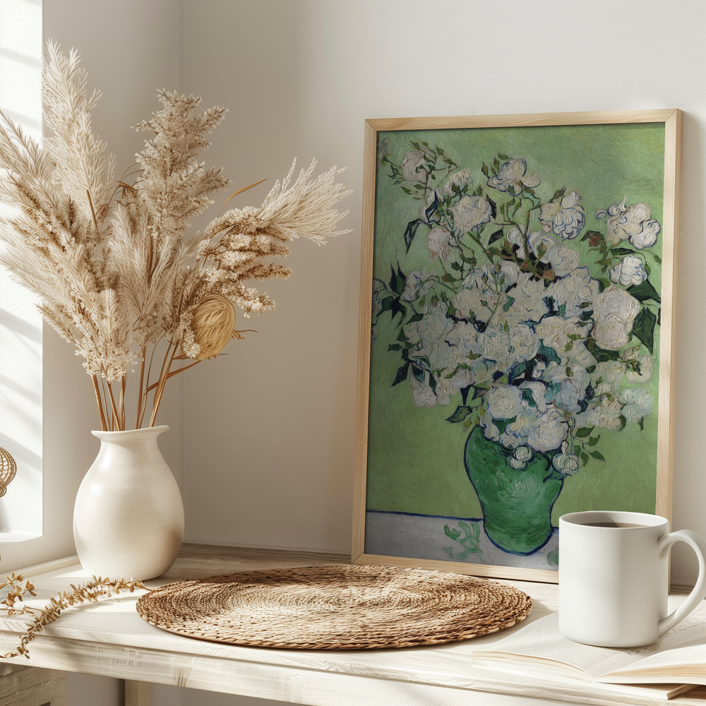 Poster - Roses on table