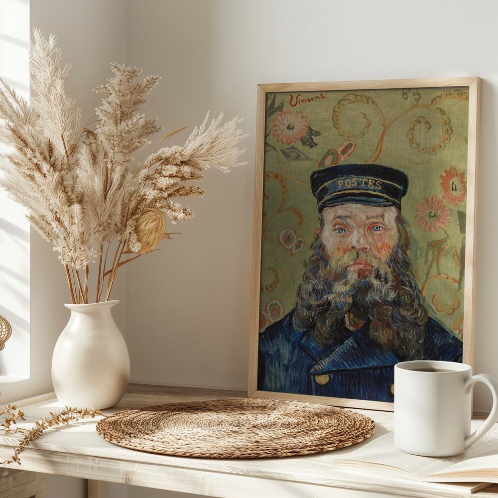 Poster - The Postman on table