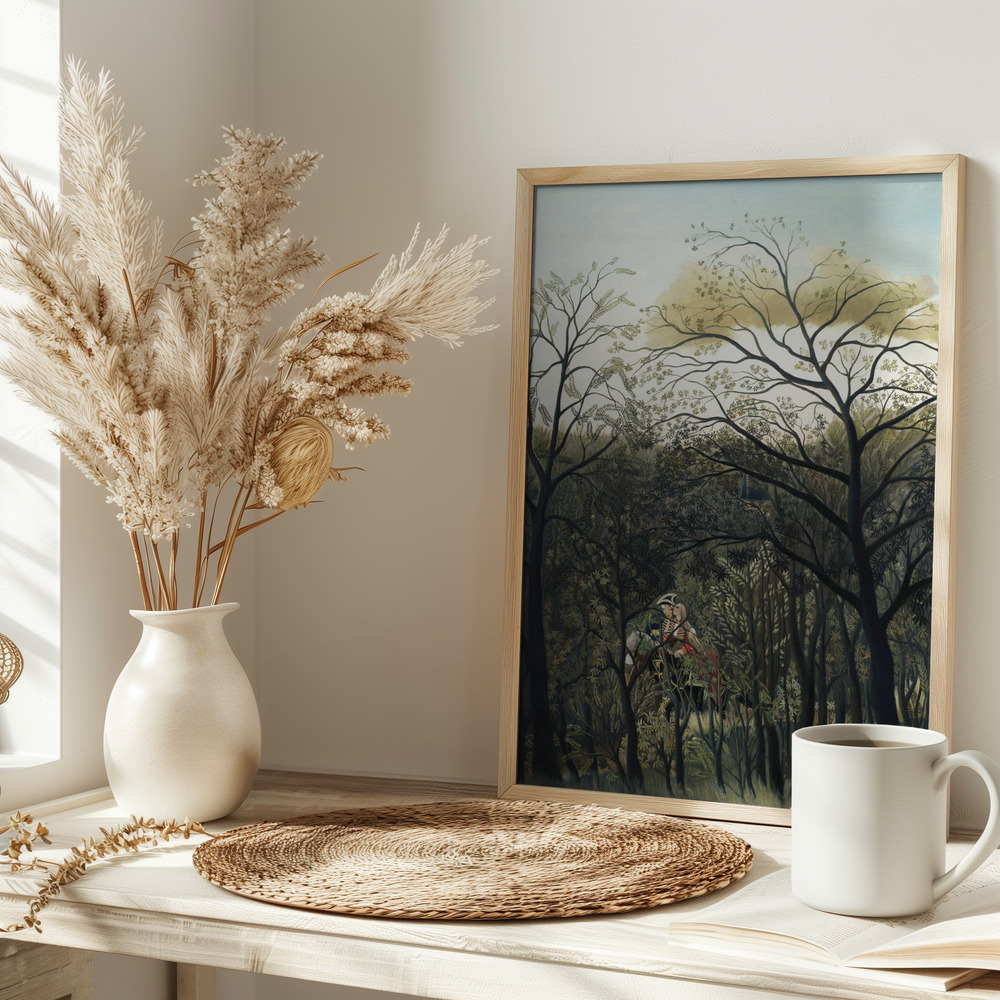 Poster - Rendezvous In The Forest on table