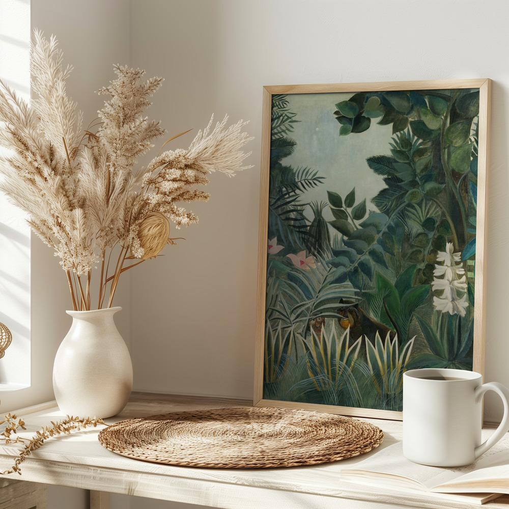 Plakat - The Equatorial Jungle na stole