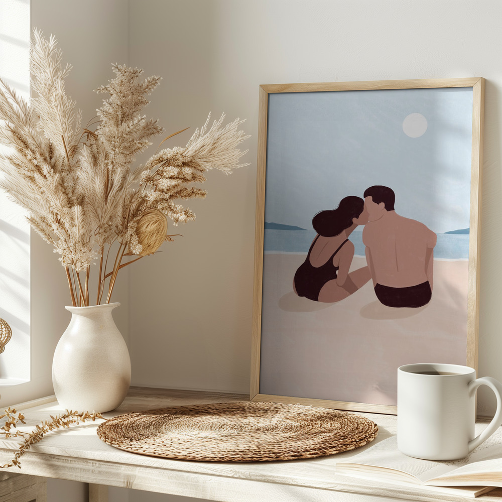 Poster - First Kiss on table