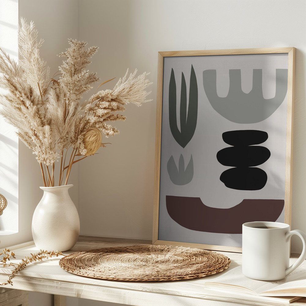 Poster - Shapes on table